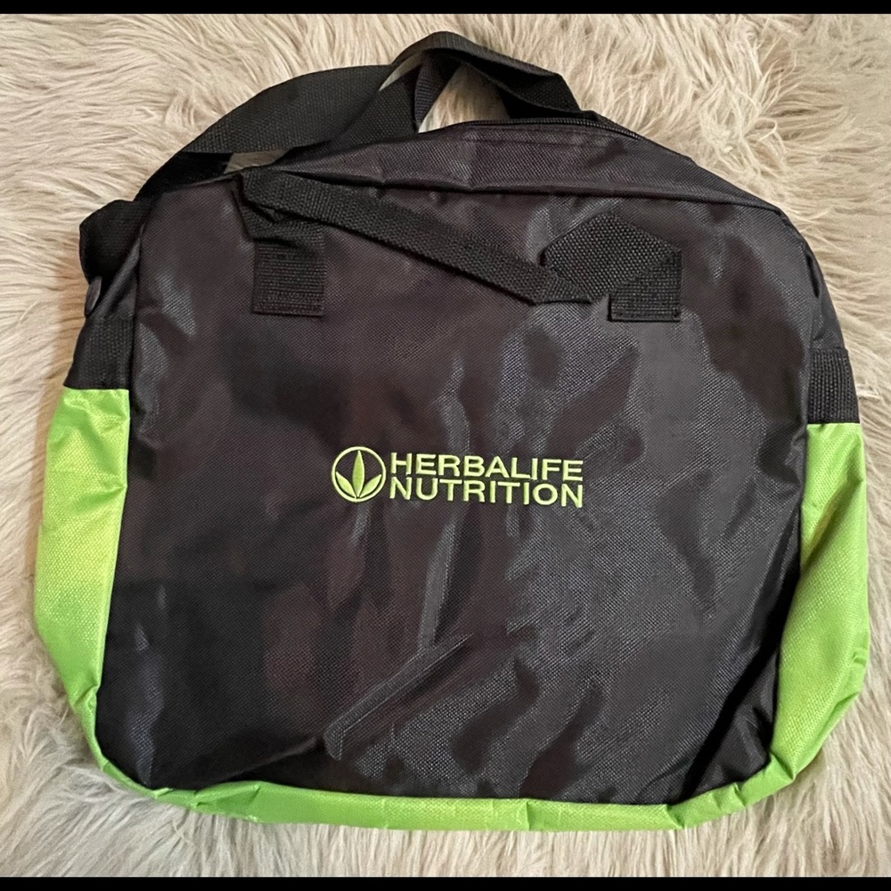 Black & Green Messenger Bag